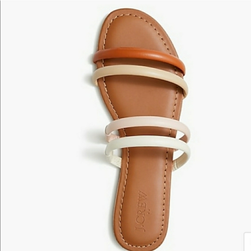 J. Crew Factory Strappy Slide Sandal sz 10 - Picture 3 of 8